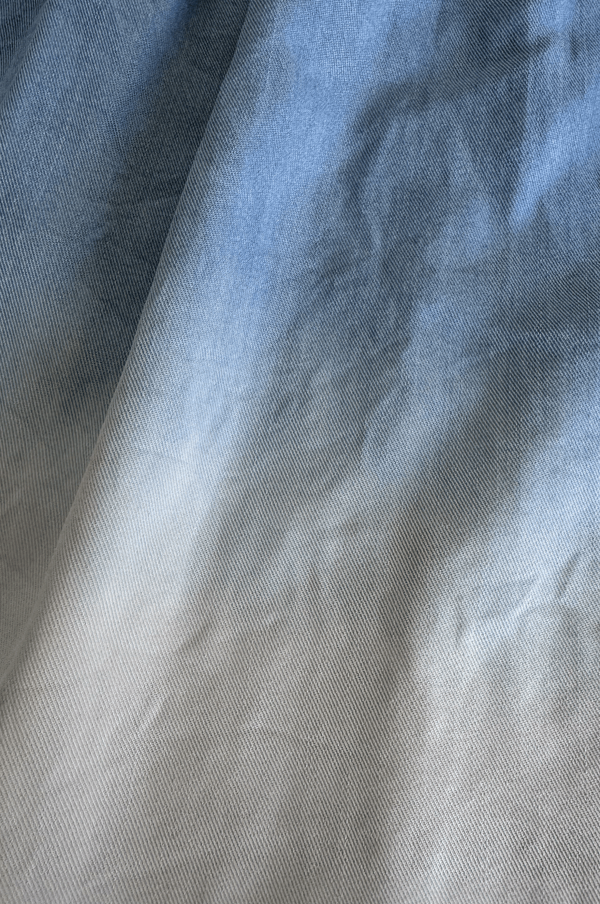 Dip Dye Denim Frill Dress