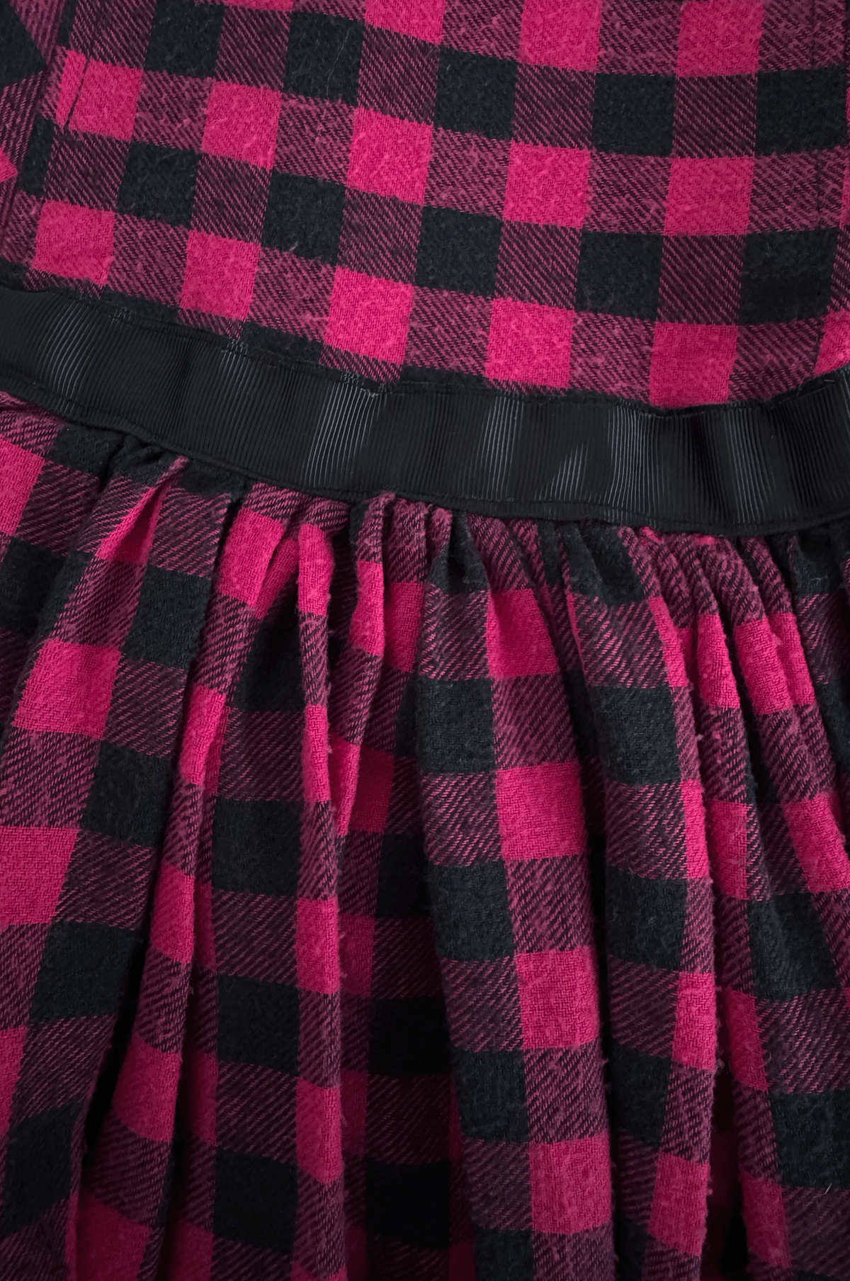 Plaid Crossover Dress