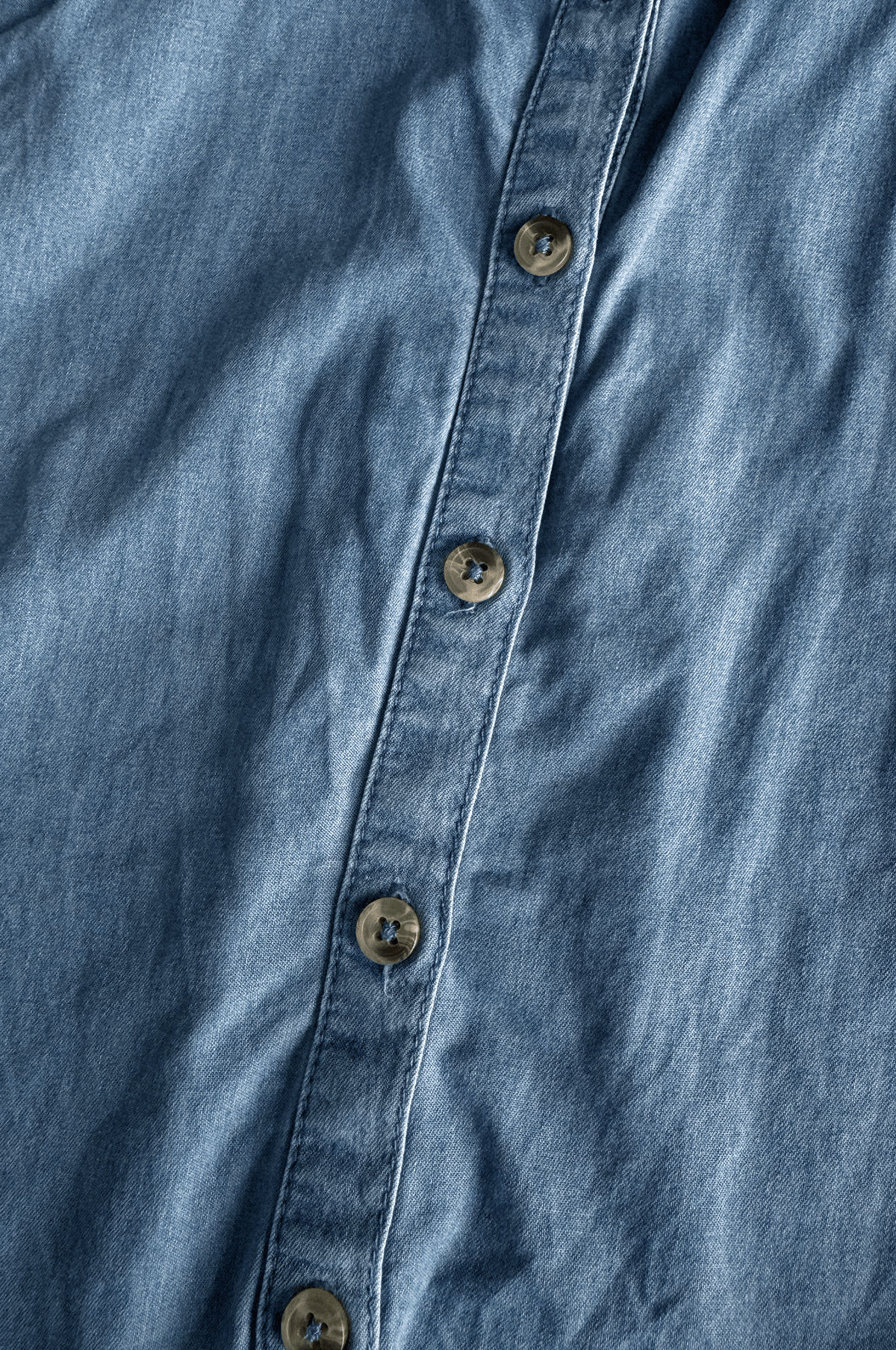 Tie Front Chambray Shirt