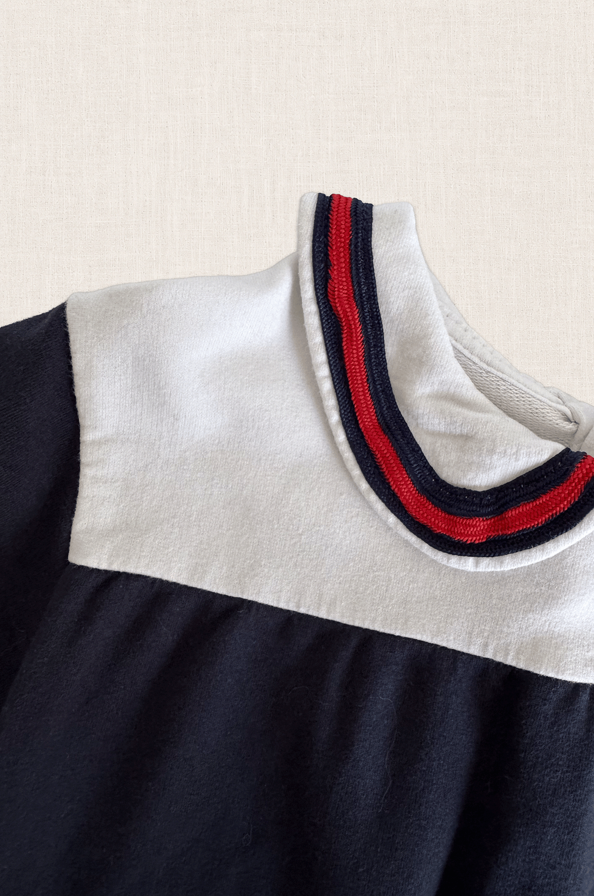 Nautical Collar Jersey Dress