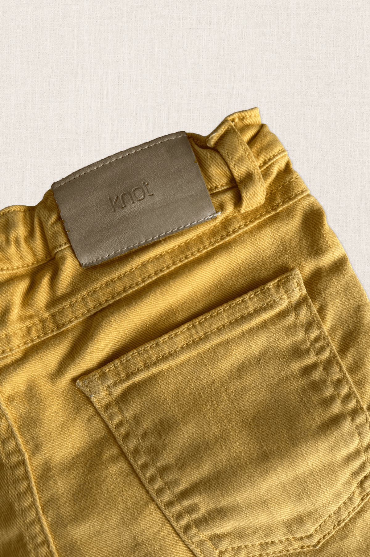 Butter Yellow Denim Shorts