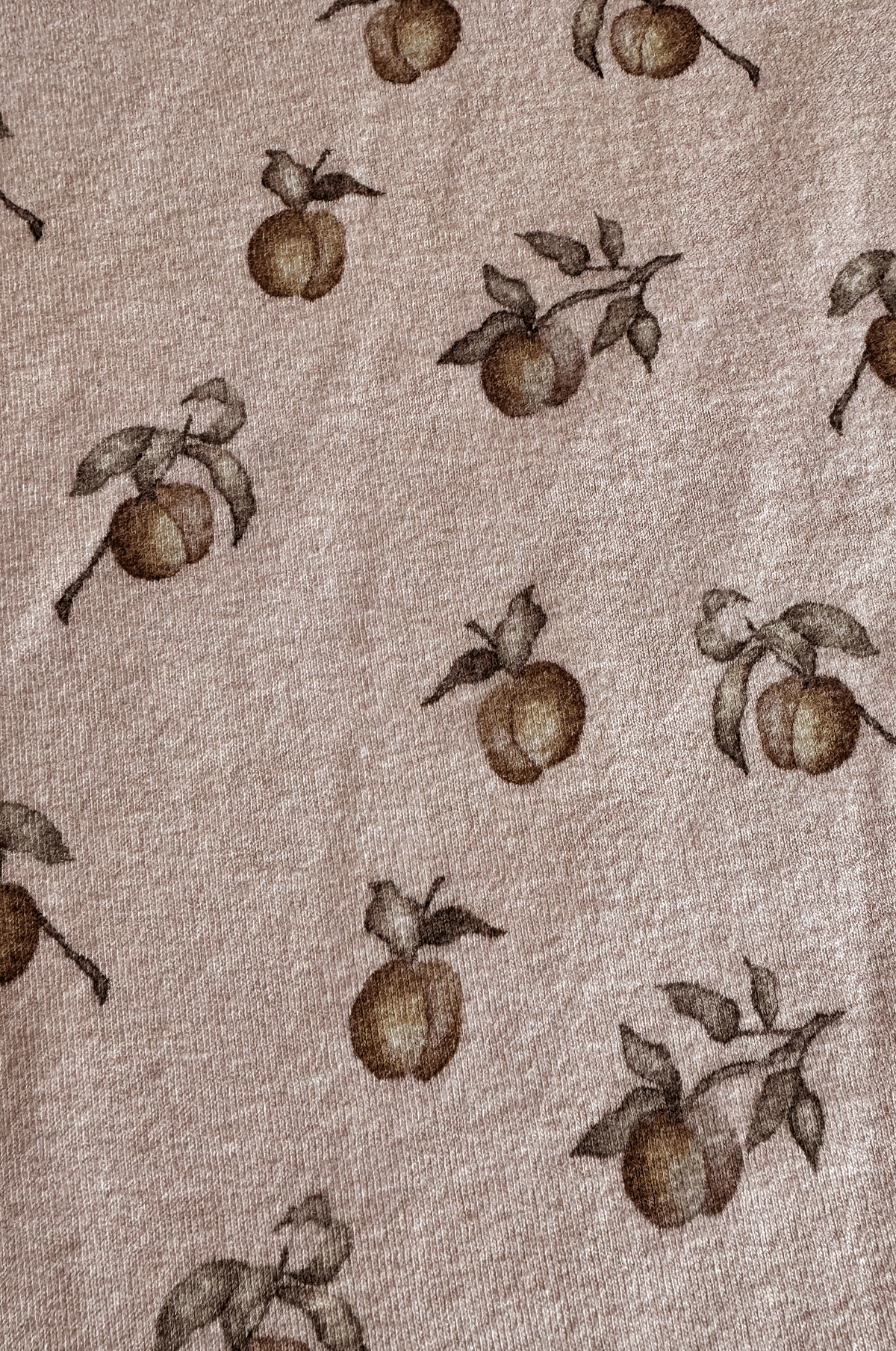 Organic Cotton Peach Print Top