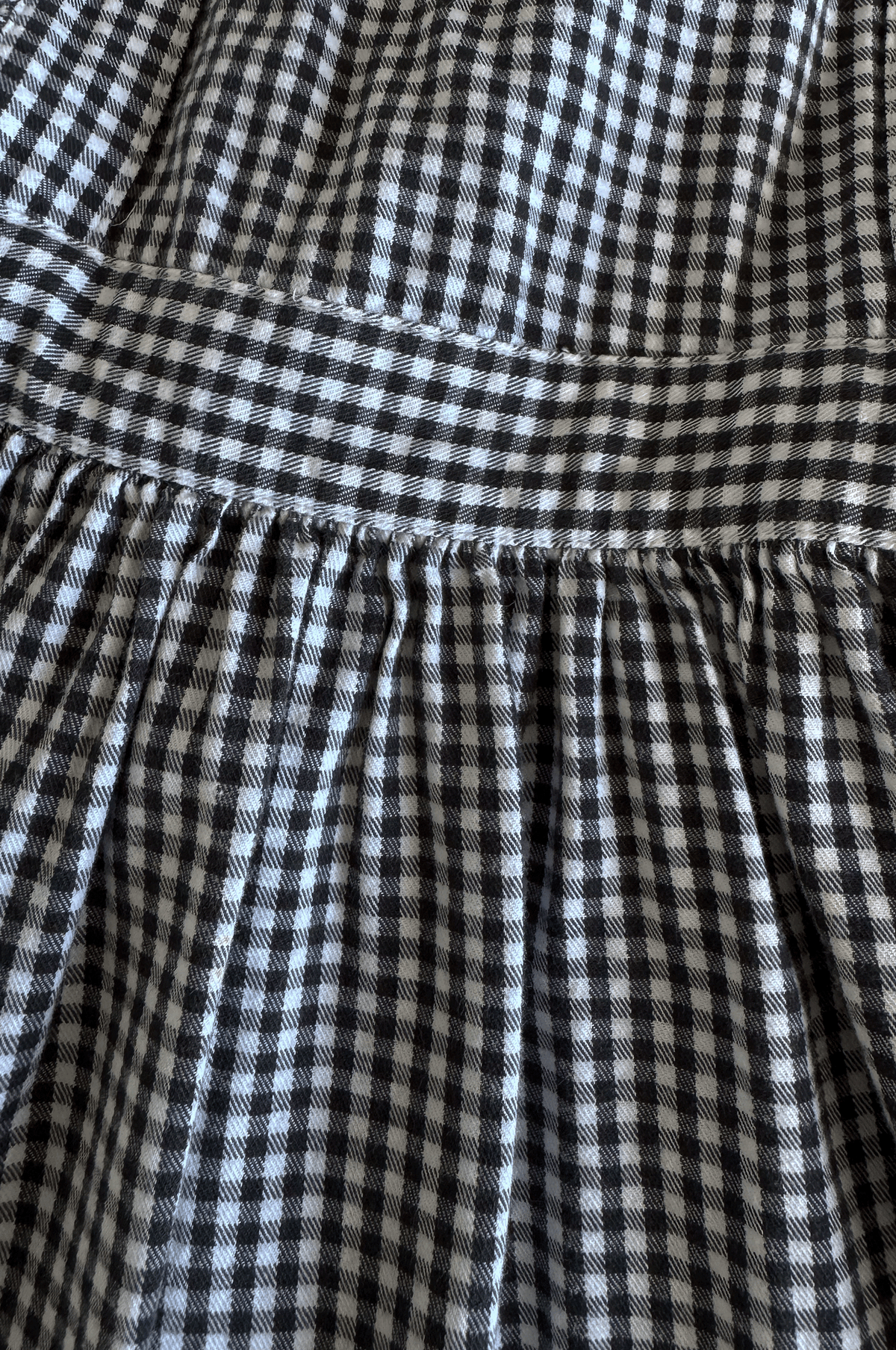 Gingham Frill Pinafore Dress