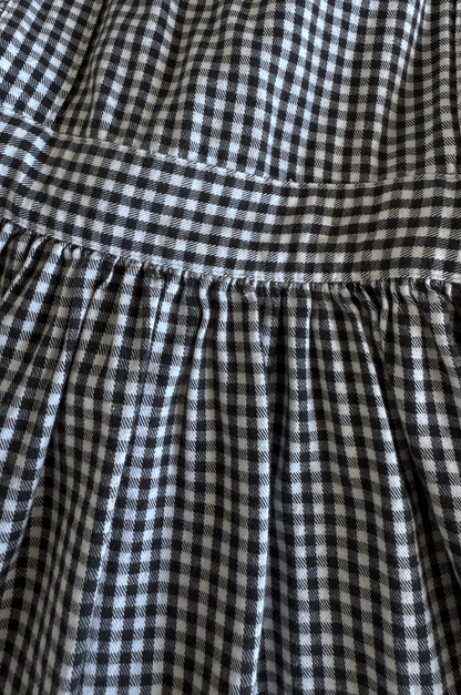 Gingham Frill Pinafore Dress