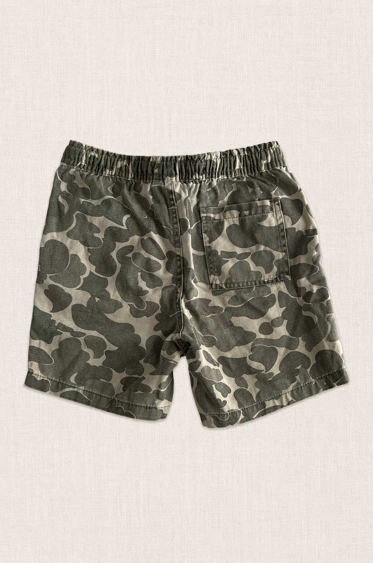 Washed Camo Shorts