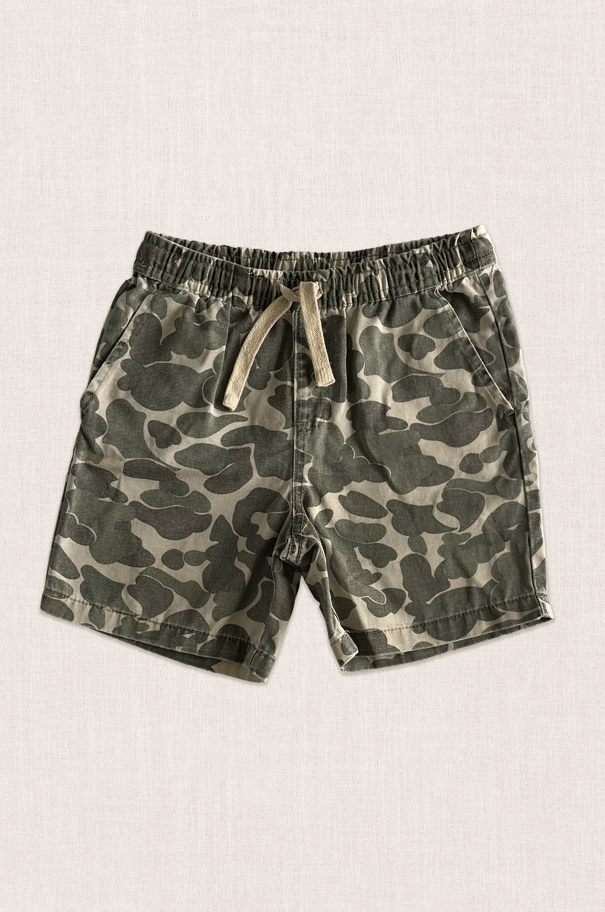 Washed Camo Shorts