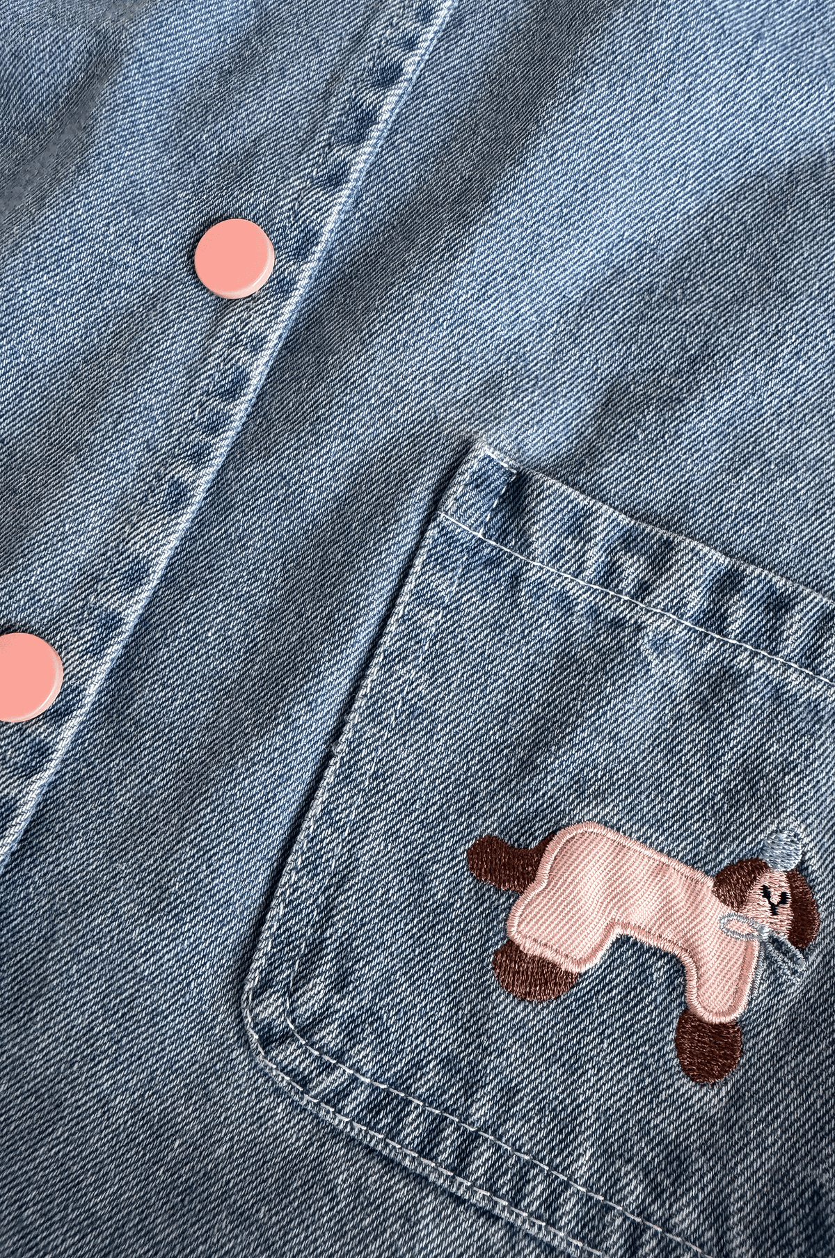 Dog Motif Jacket