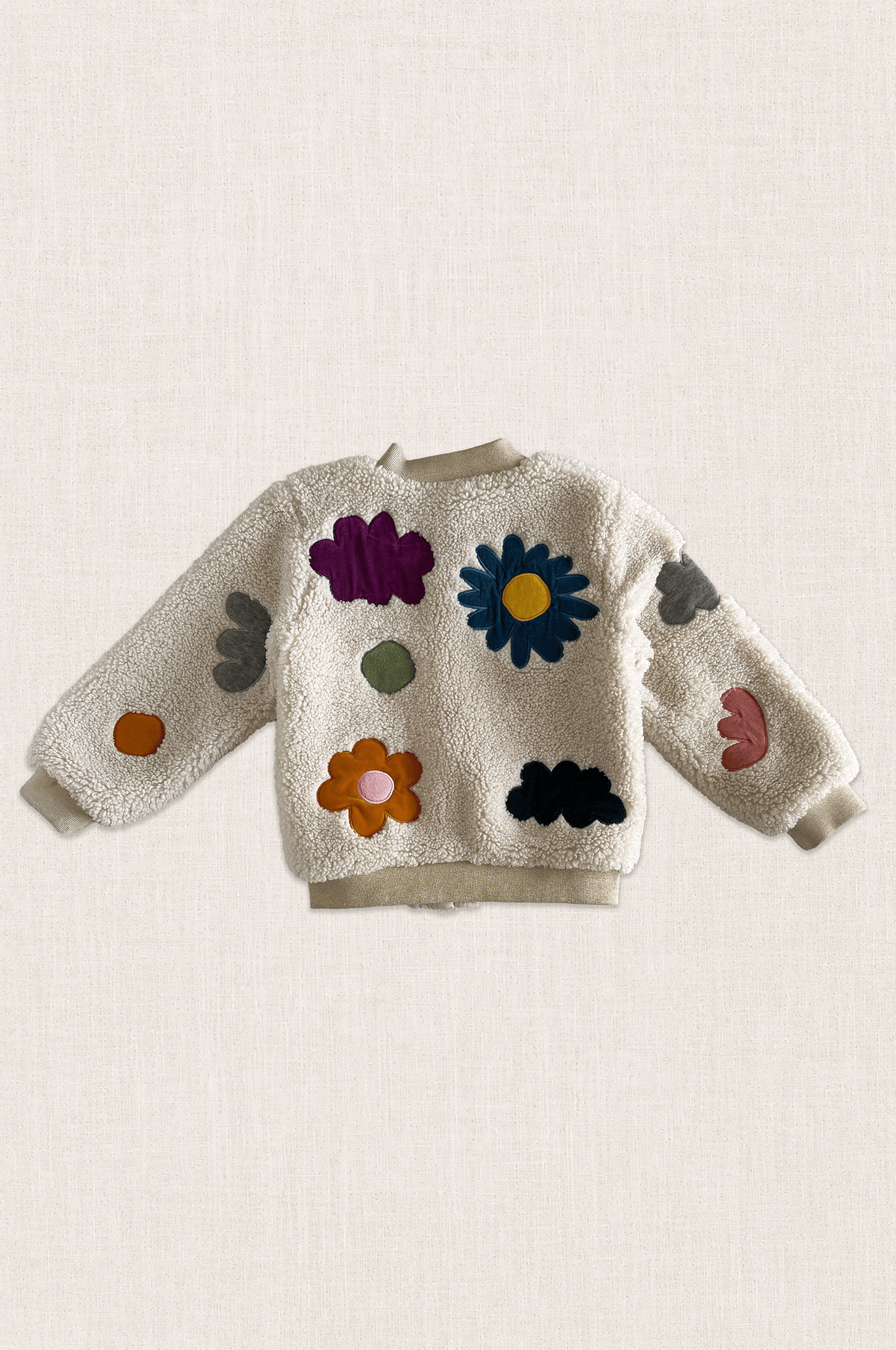 Patchwork Sherpa Jacket