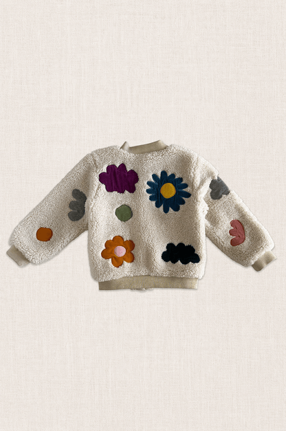 Patchwork Sherpa Jacket