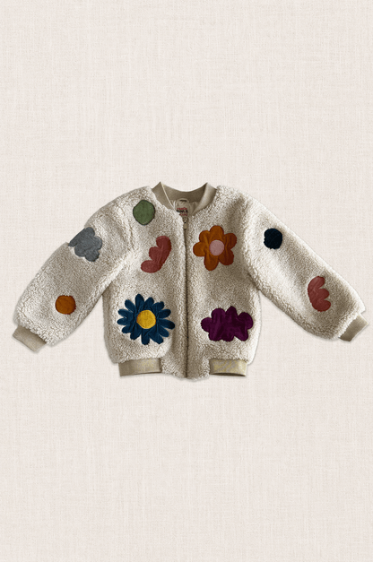 Patchwork Sherpa Jacket
