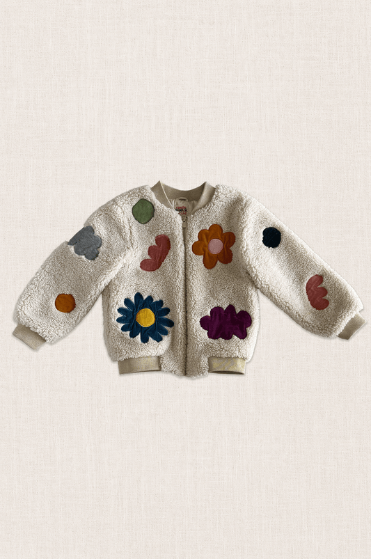 Patchwork Sherpa Jacket