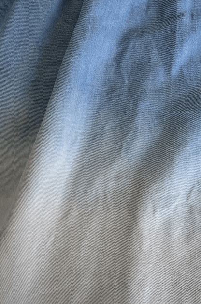 Dip Dye Denim Frill Dress