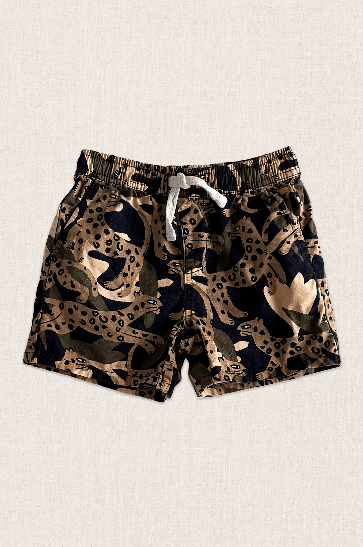 Jungle Cat Drill Shorts