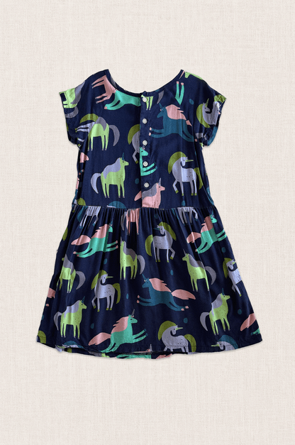 Navy Unicorn Dress