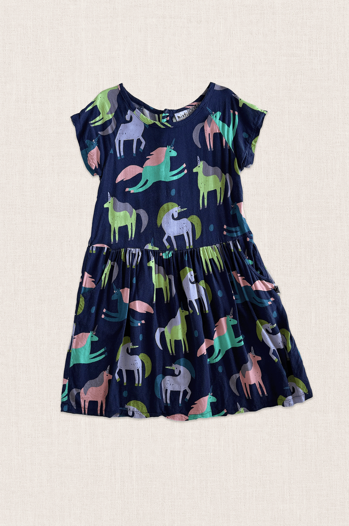 Navy Unicorn Dress