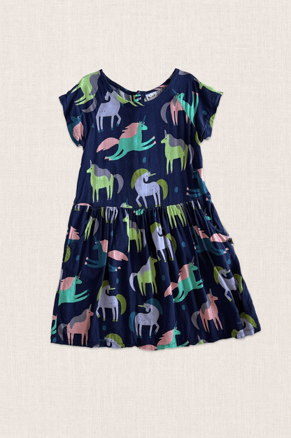 Navy Unicorn Dress