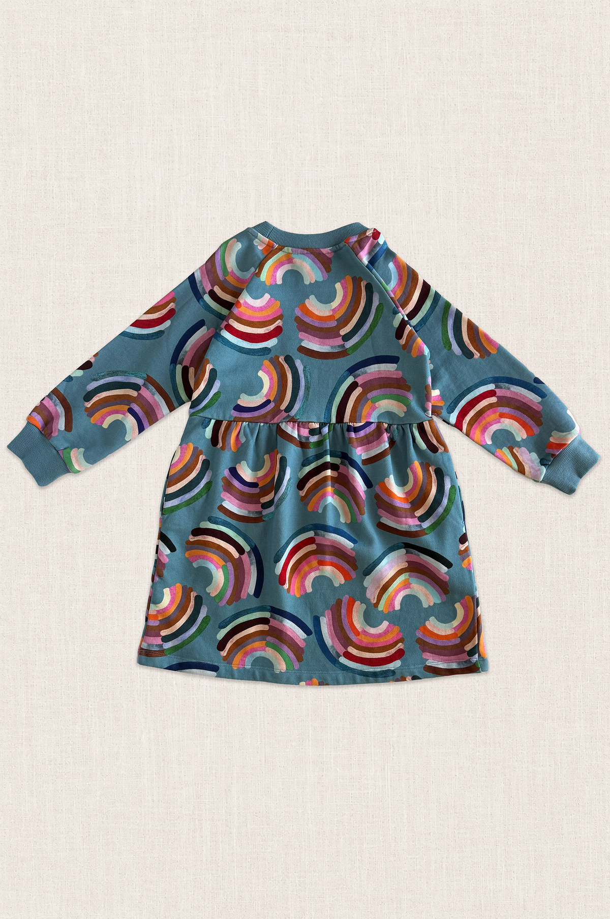 Rainbow Sweatshirt Dress