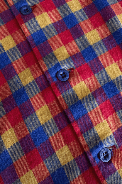 Bright Check Flannel Shirt