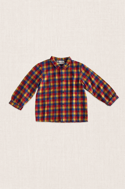 Bright Check Flannel Shirt