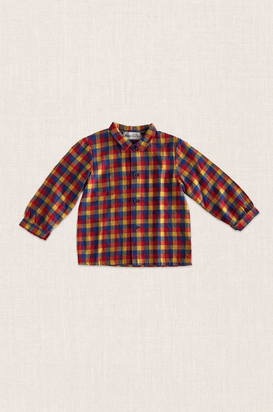 Bright Check Flannel Shirt