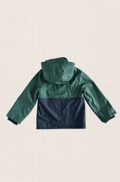 Colour Block Raincoat