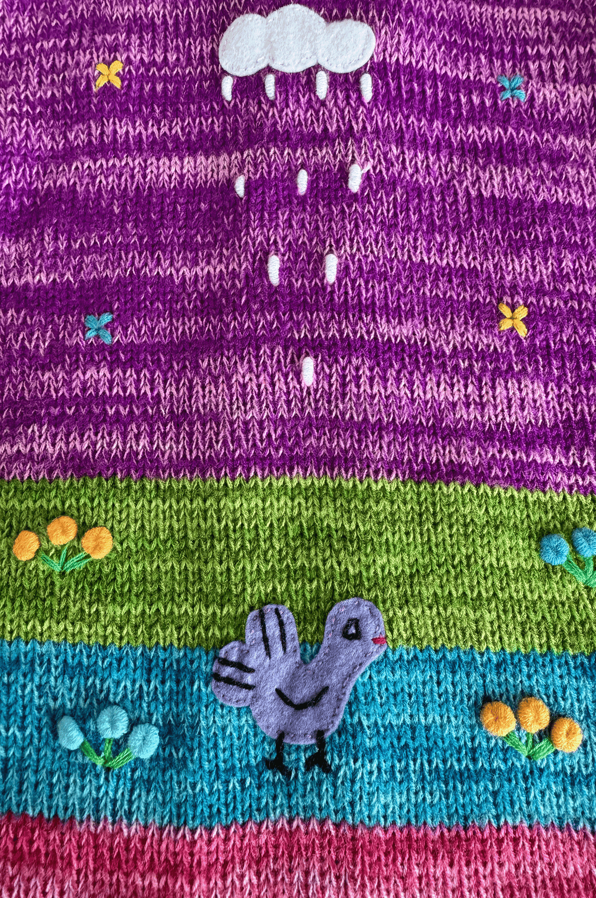 Andean Storybook Knit Jacket