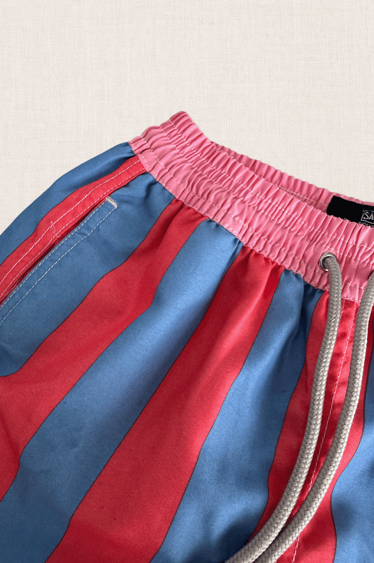Retro Stripe Swim Shorts