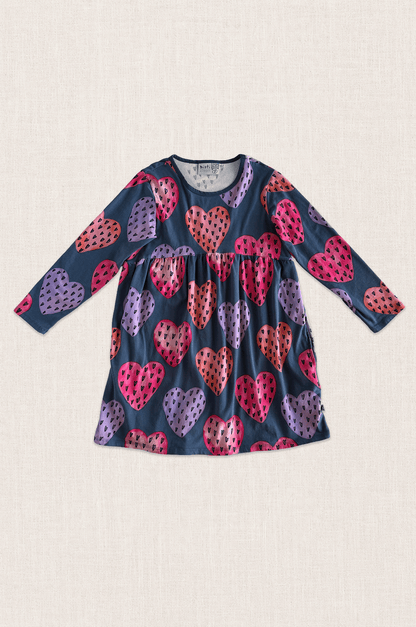 Painted Hearts Jersey Dress