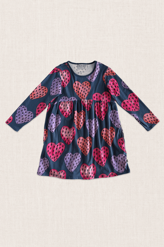 Painted Hearts Jersey Dress