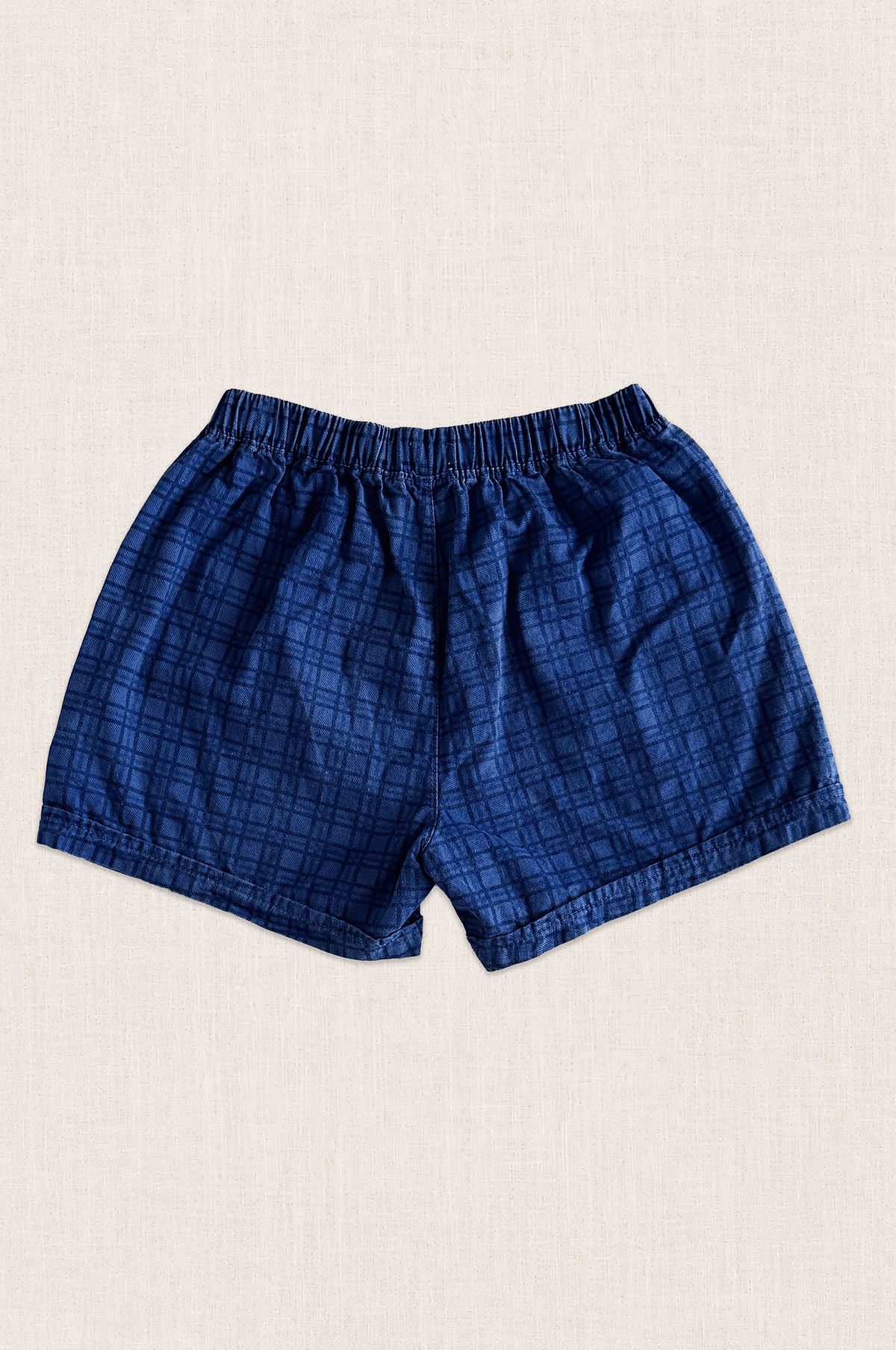 Cobalt Check Shorts