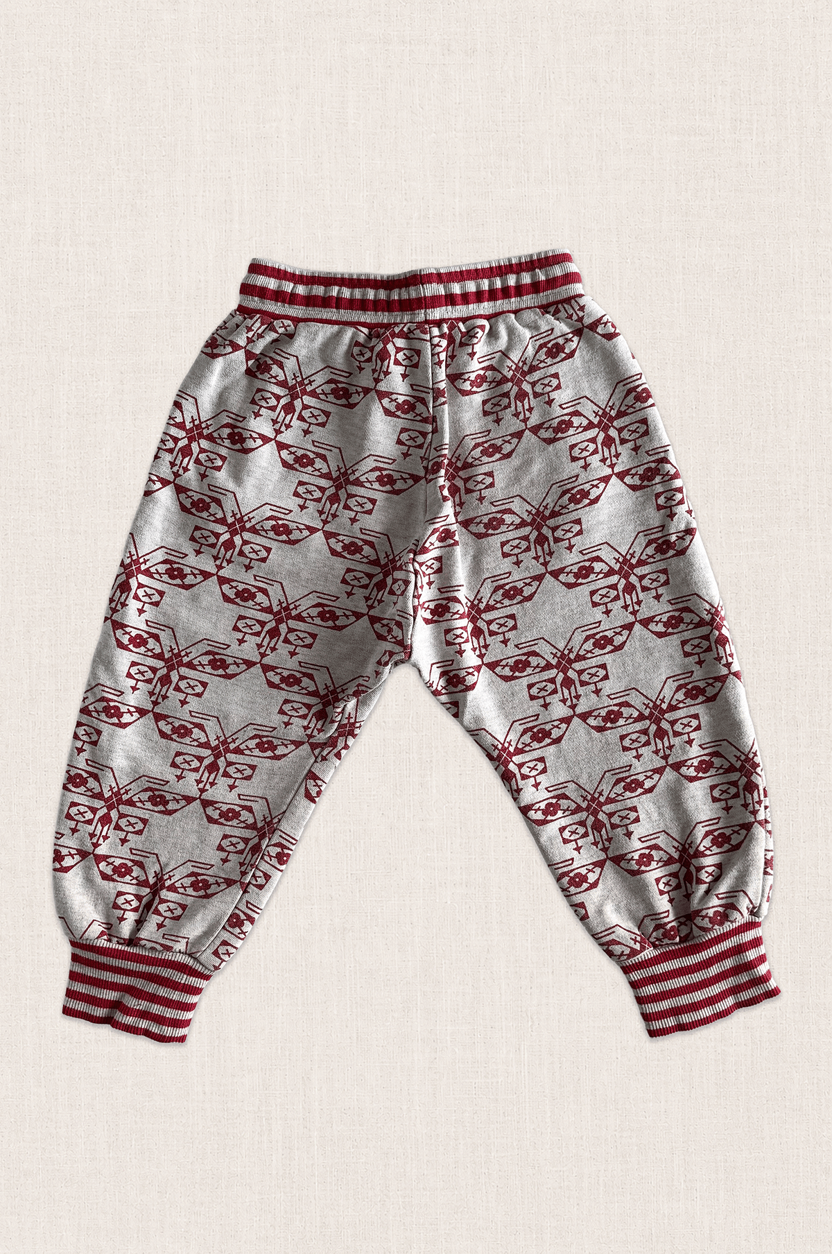 Aztec Print Organic Cotton Track Pants
