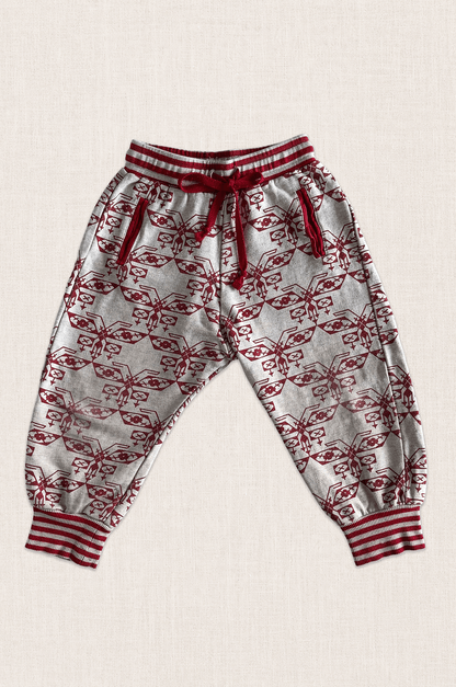 Aztec Print Organic Cotton Track Pants