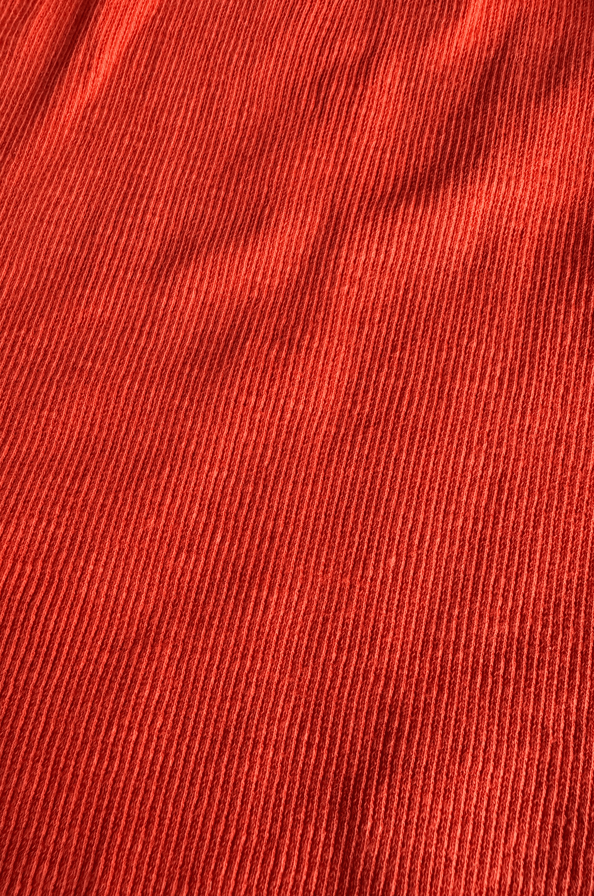 Coral Ribbed Frill Singlet