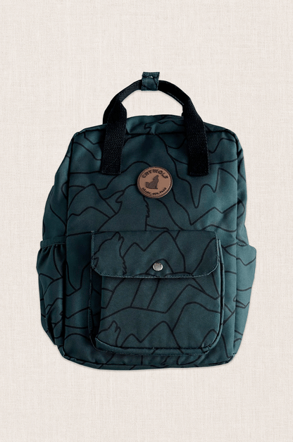 Mountain Print Mini Backpack