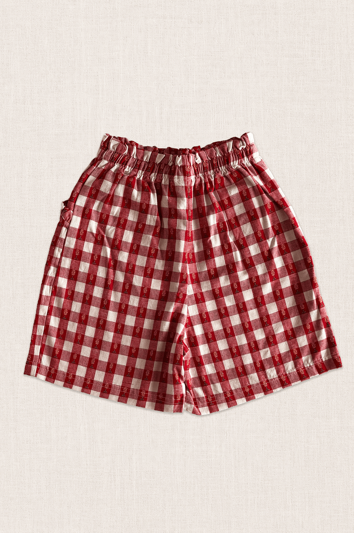 Rosie Check Paperbag Shorts