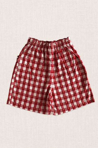 Rosie Check Paperbag Shorts