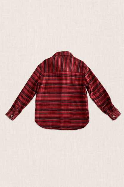 Double Layer Flannel Overshirt