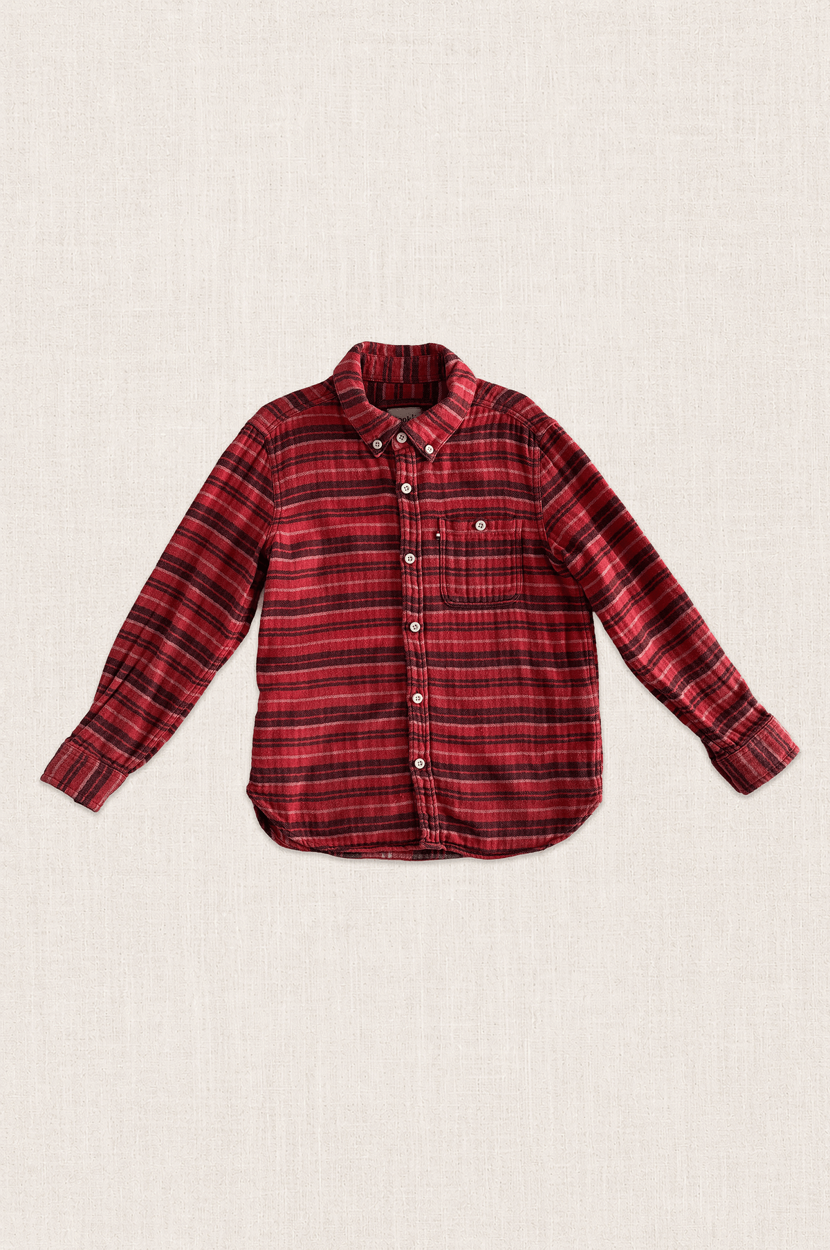 Double Layer Flannel Overshirt