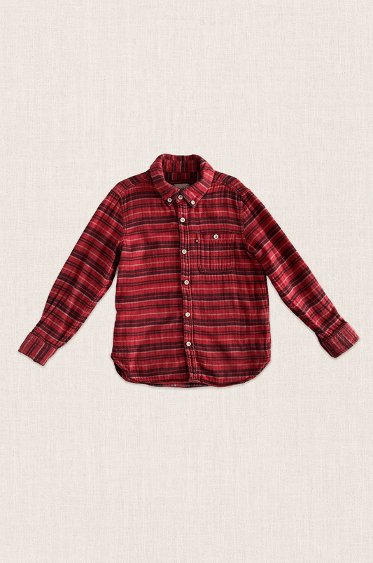 Double Layer Flannel Overshirt