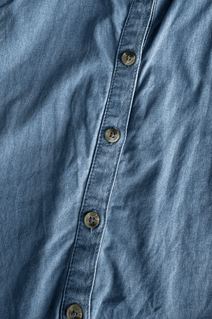 Tie Front Chambray Shirt