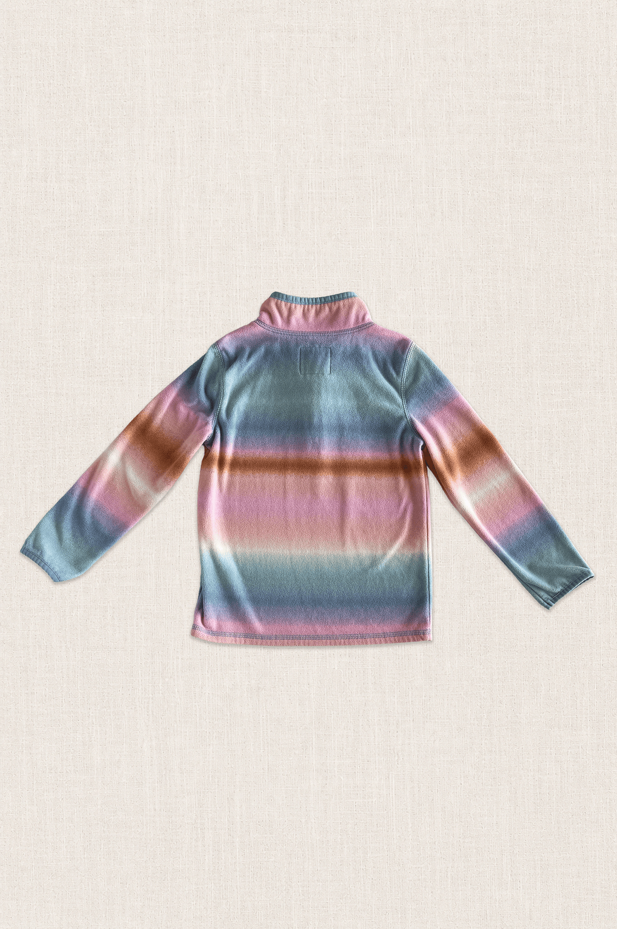 Pastel Tie-Dye Fleece Pullover