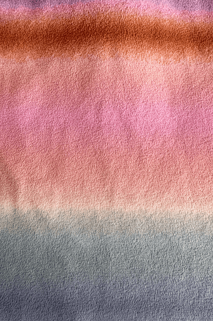 Pastel Tie-Dye Fleece Pullover