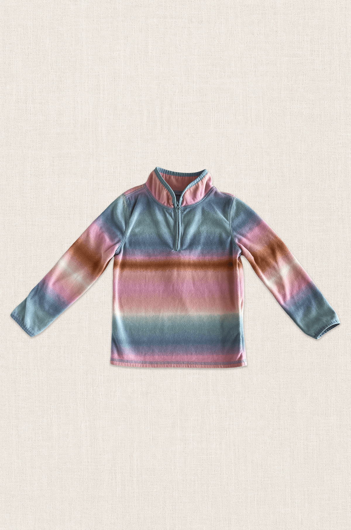 Pastel Tie-Dye Fleece Pullover