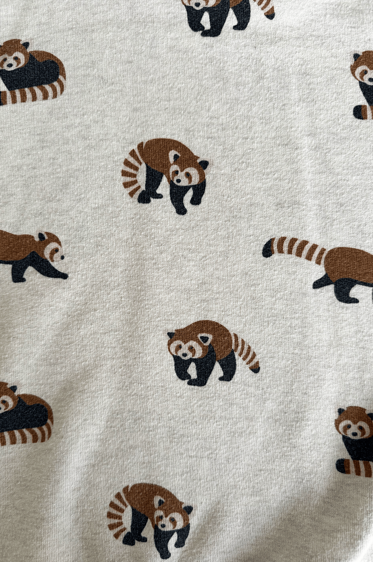 Red Panda Print Sweatshirt