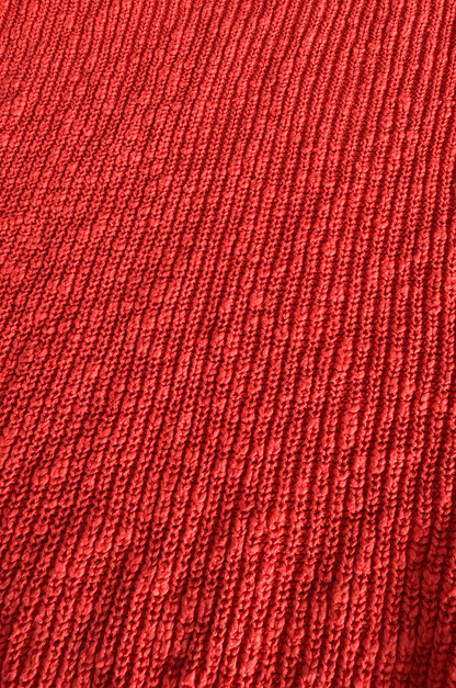 Coral Organic Cotton Knit Jumper
