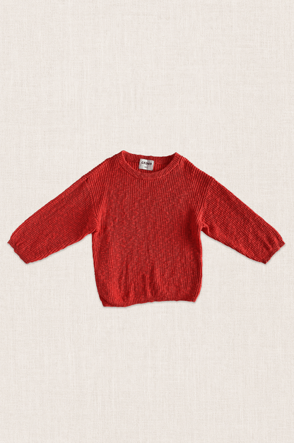 Coral Organic Cotton Knit Jumper