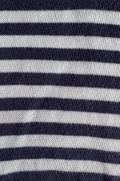Ruffle Neck Striped Knit Tank