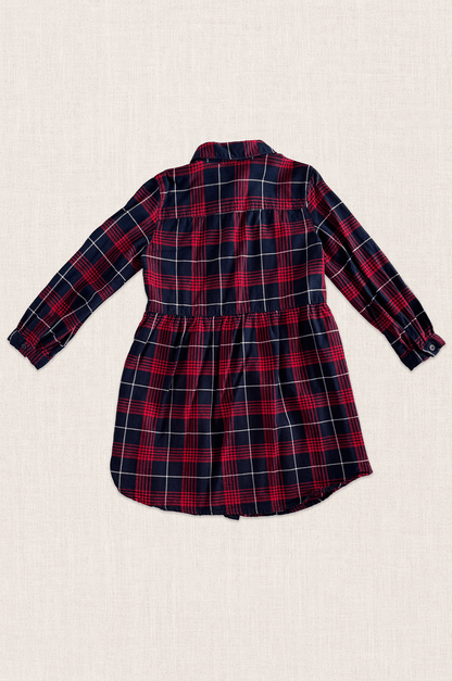 Plaid Shirt Dress