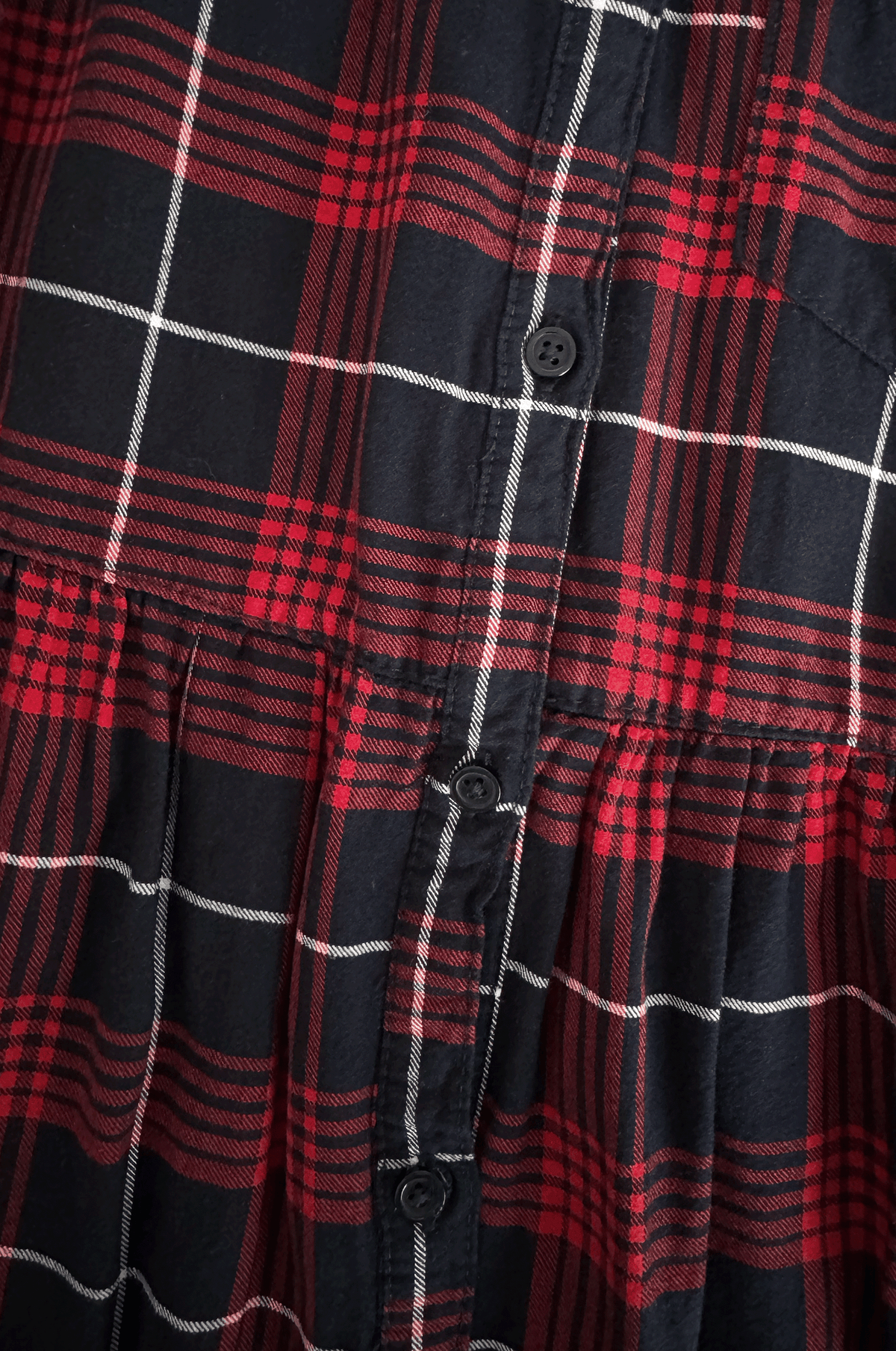 Plaid Shirt Dress