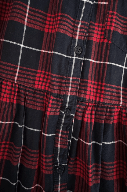 Plaid Shirt Dress